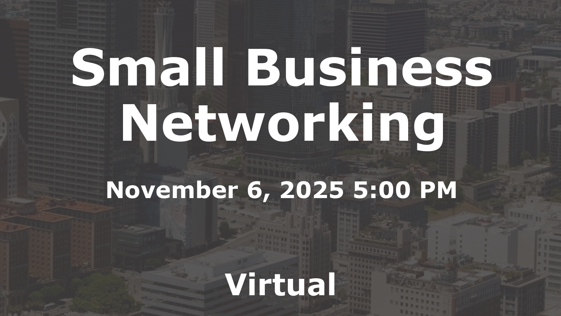 Small Business Networking event image